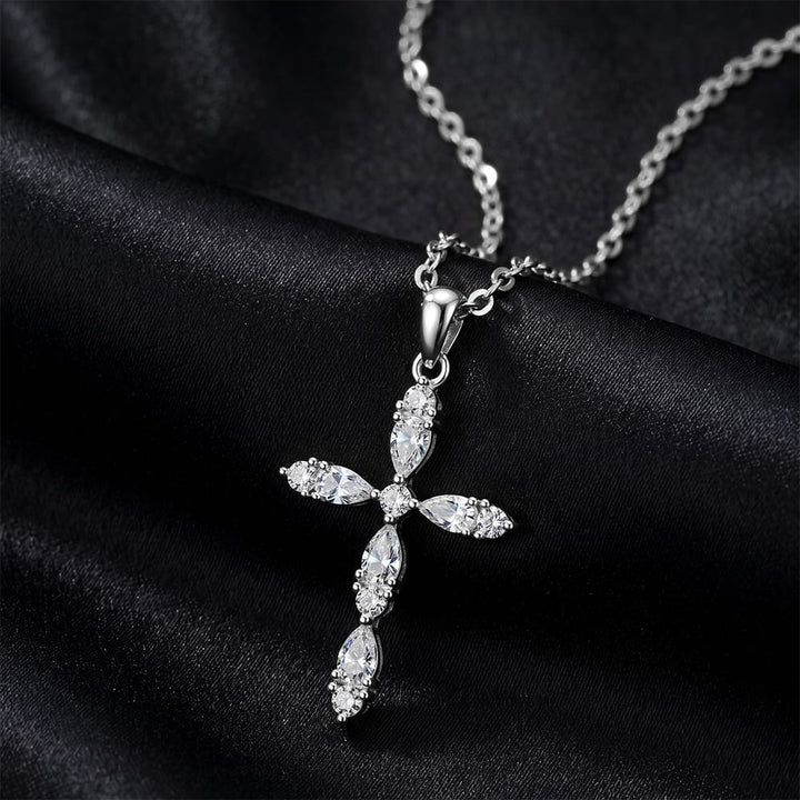 To My Wife Eternal Faith Cross Necklace