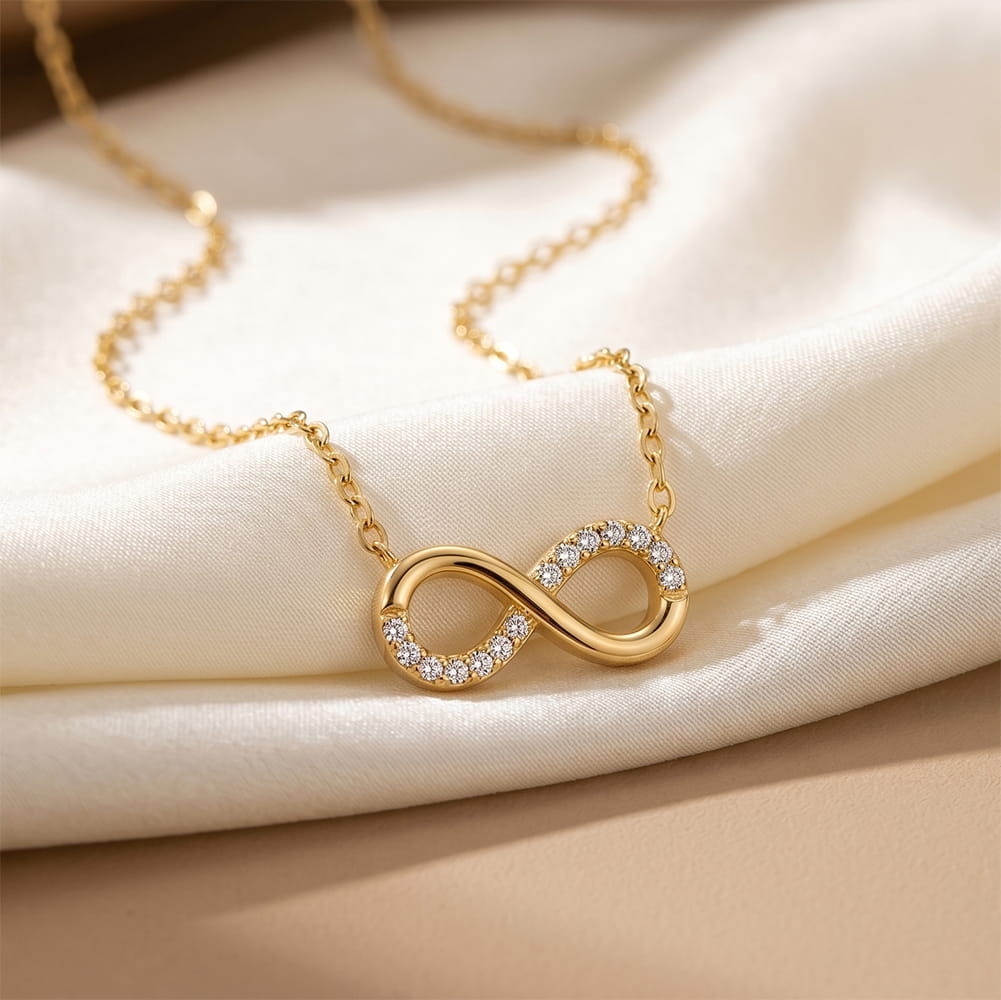 To My Soulmate Forever & Always Infinity Necklace