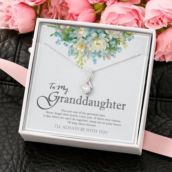 To my Granddaughter - white gold necklace - Luxesmith - Handcrafted Jewellery